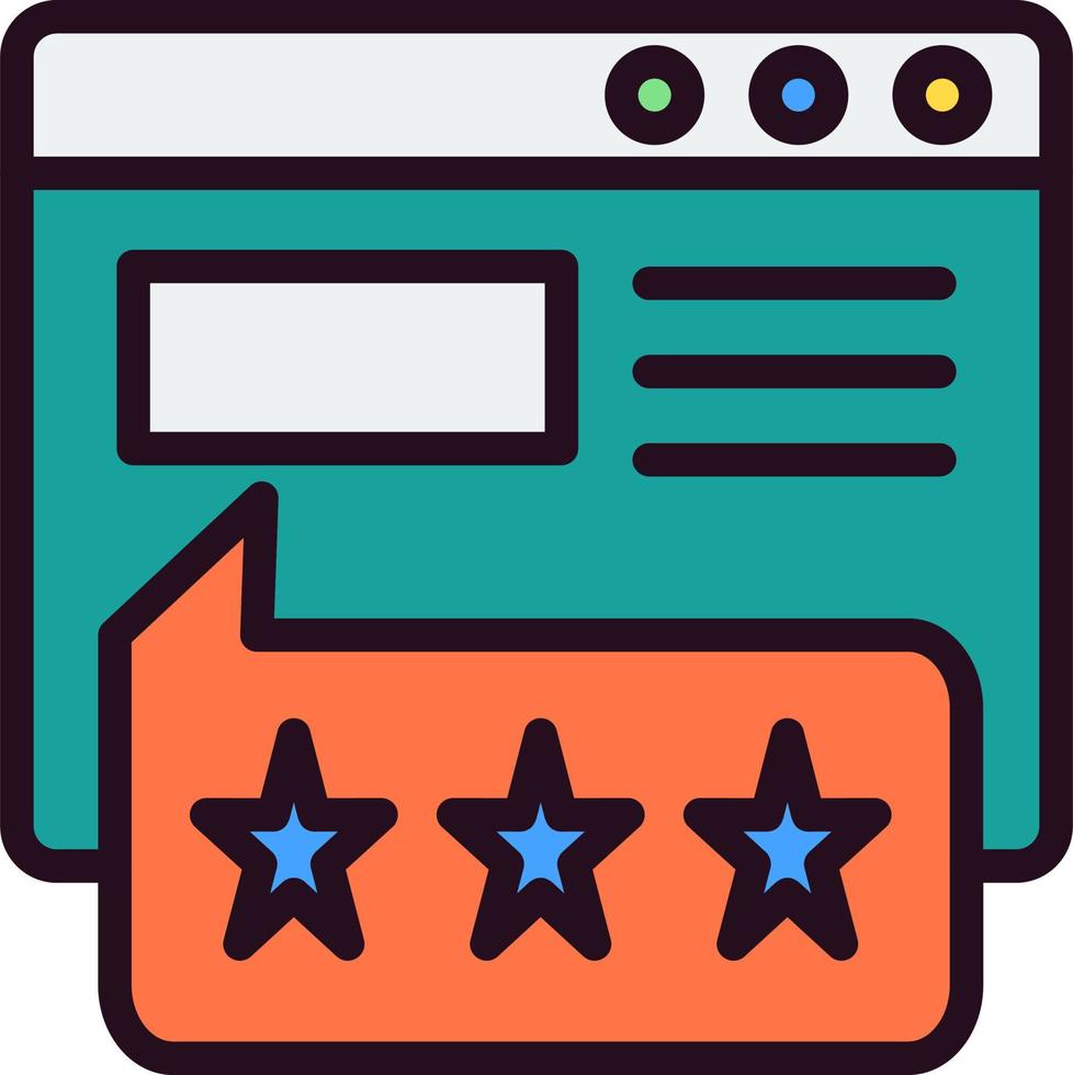 Customer Review Vector Icon