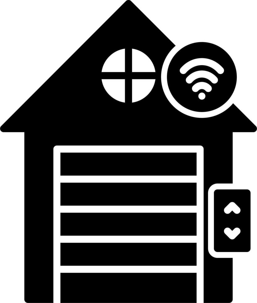 Smart Garage Vector Icon