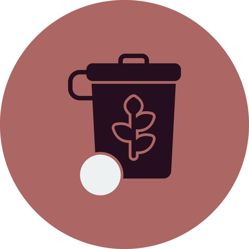 icono de vector de basura