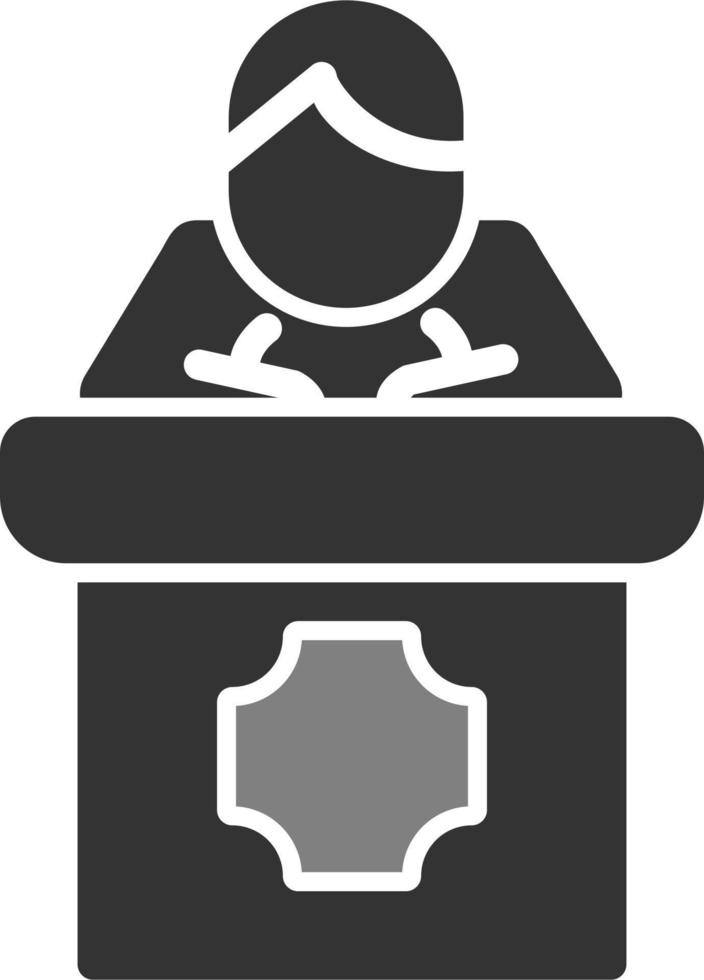 Public Speaking Vector Icon
