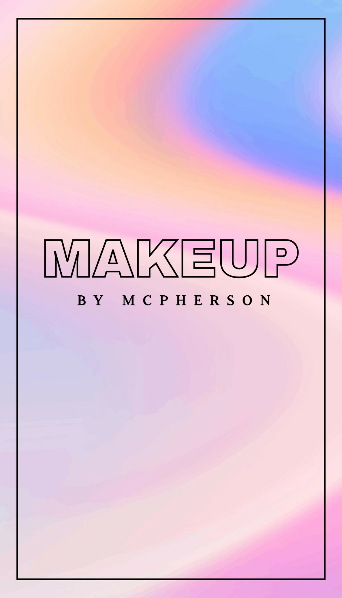 Creative Makeup Artist Business Card template