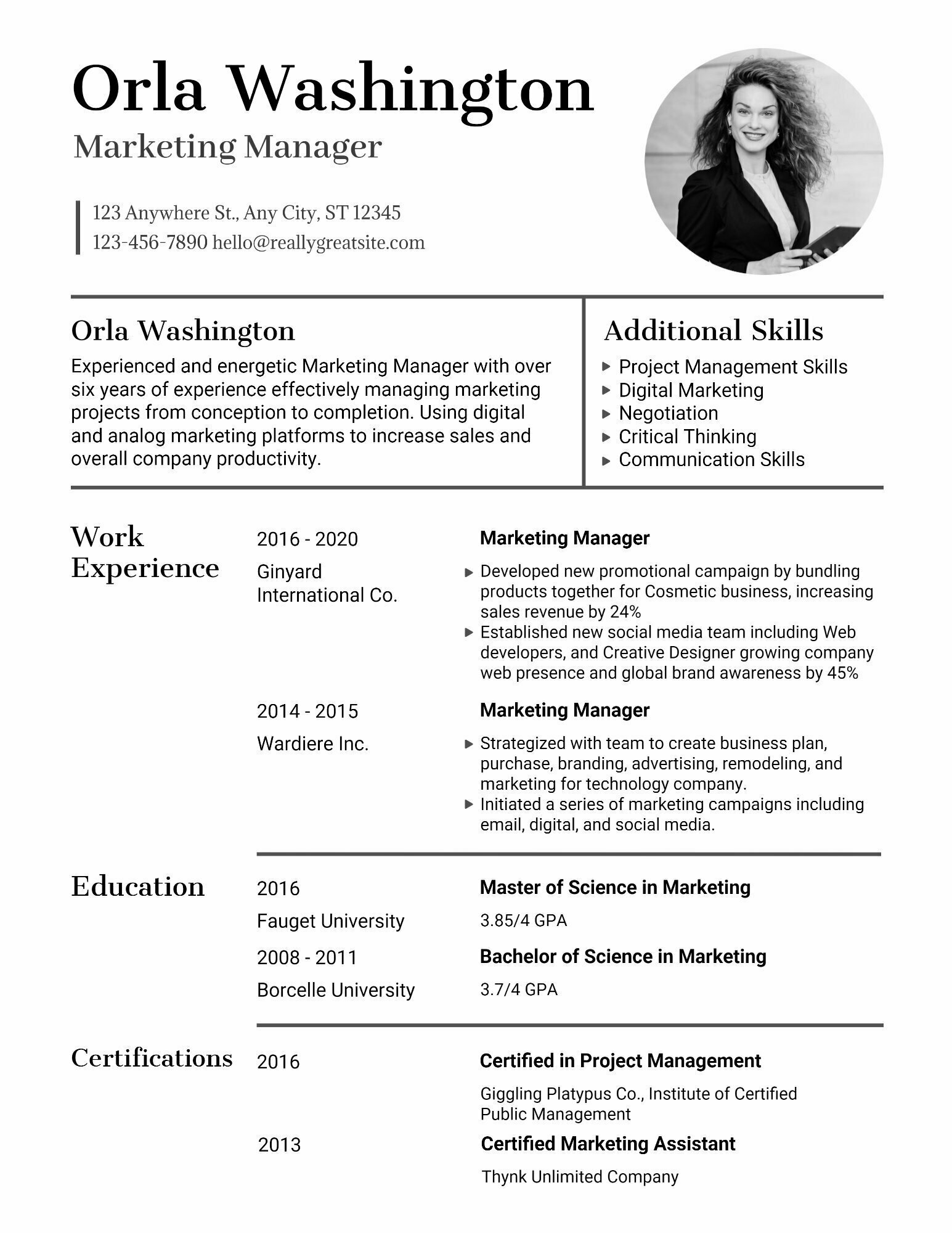 Resume templates_04 20010923 Template