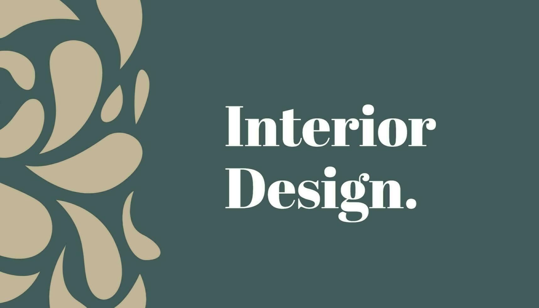 Neutral Abstract Interior Design Business Card 20010975 Plantilla