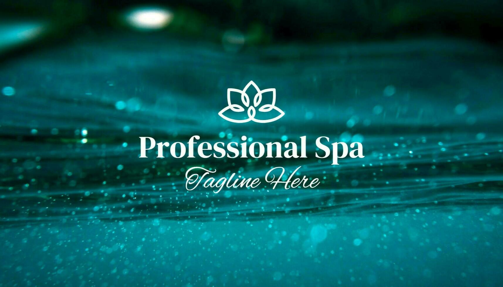 Professional Spa Business Card template