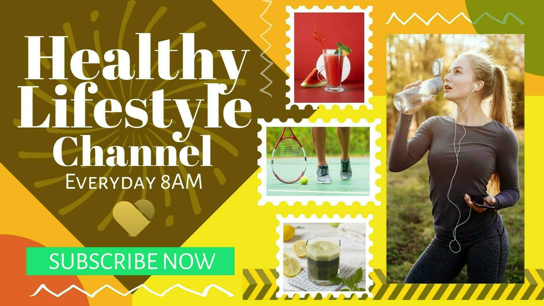 Healthy Lifestyle Channel template