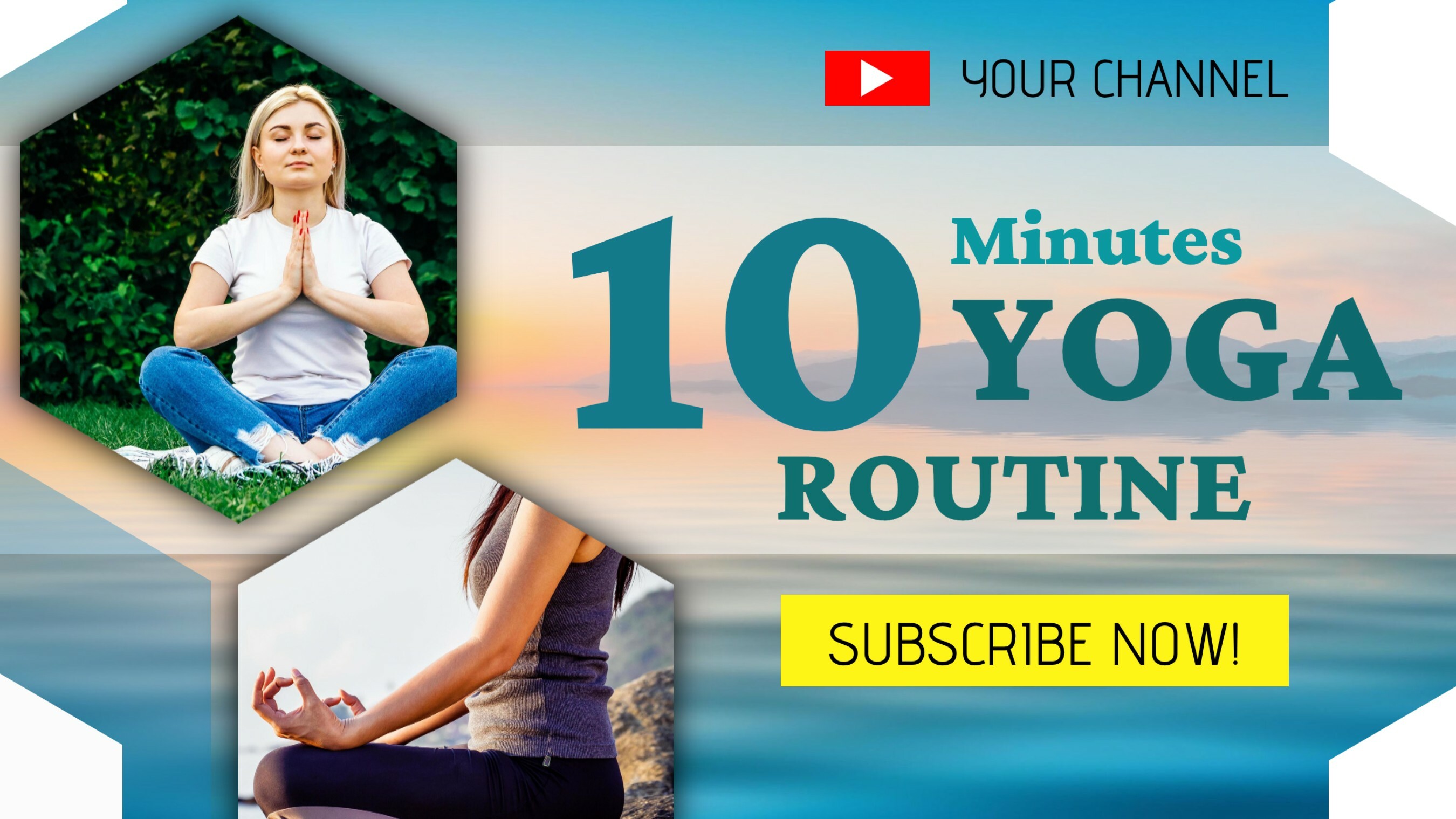 Ten Minutes Yoga template