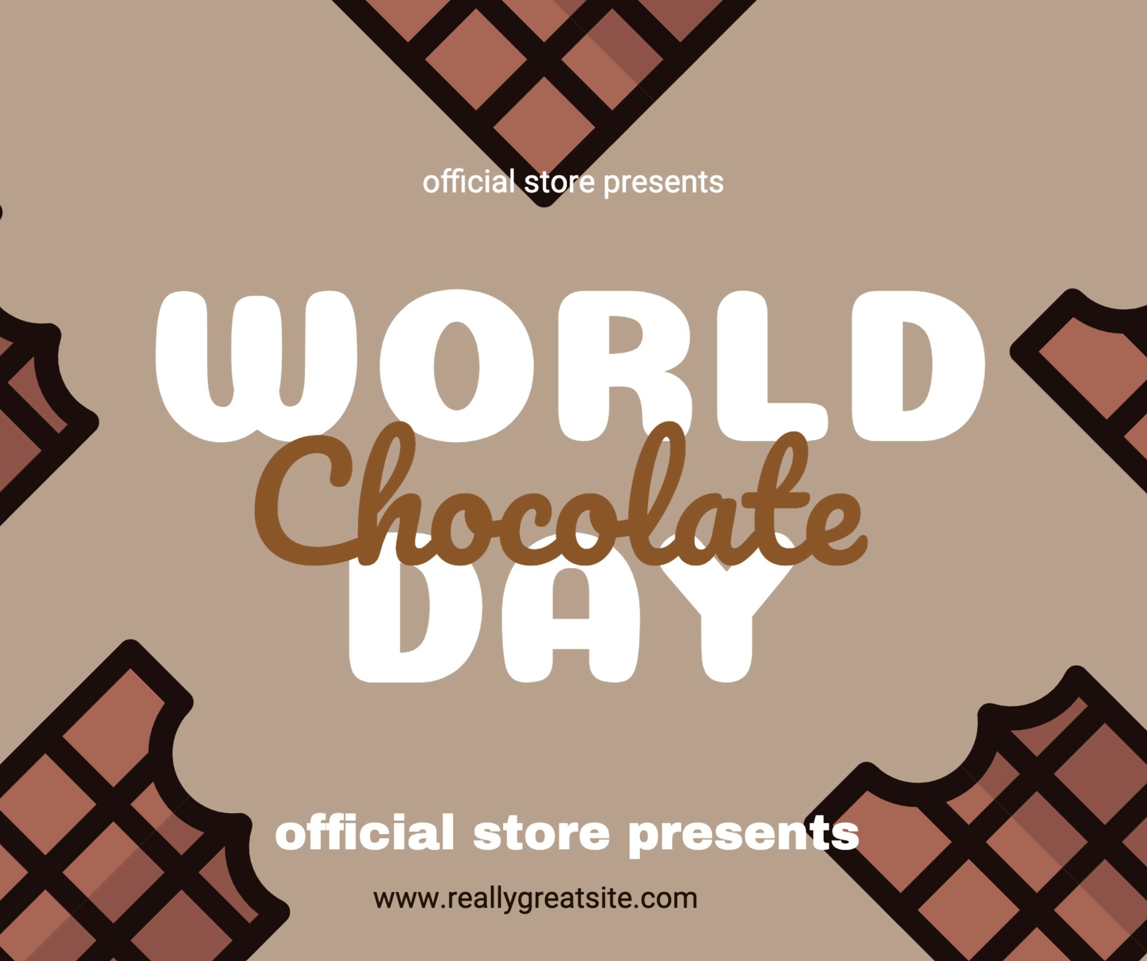 World Chocolate Day template