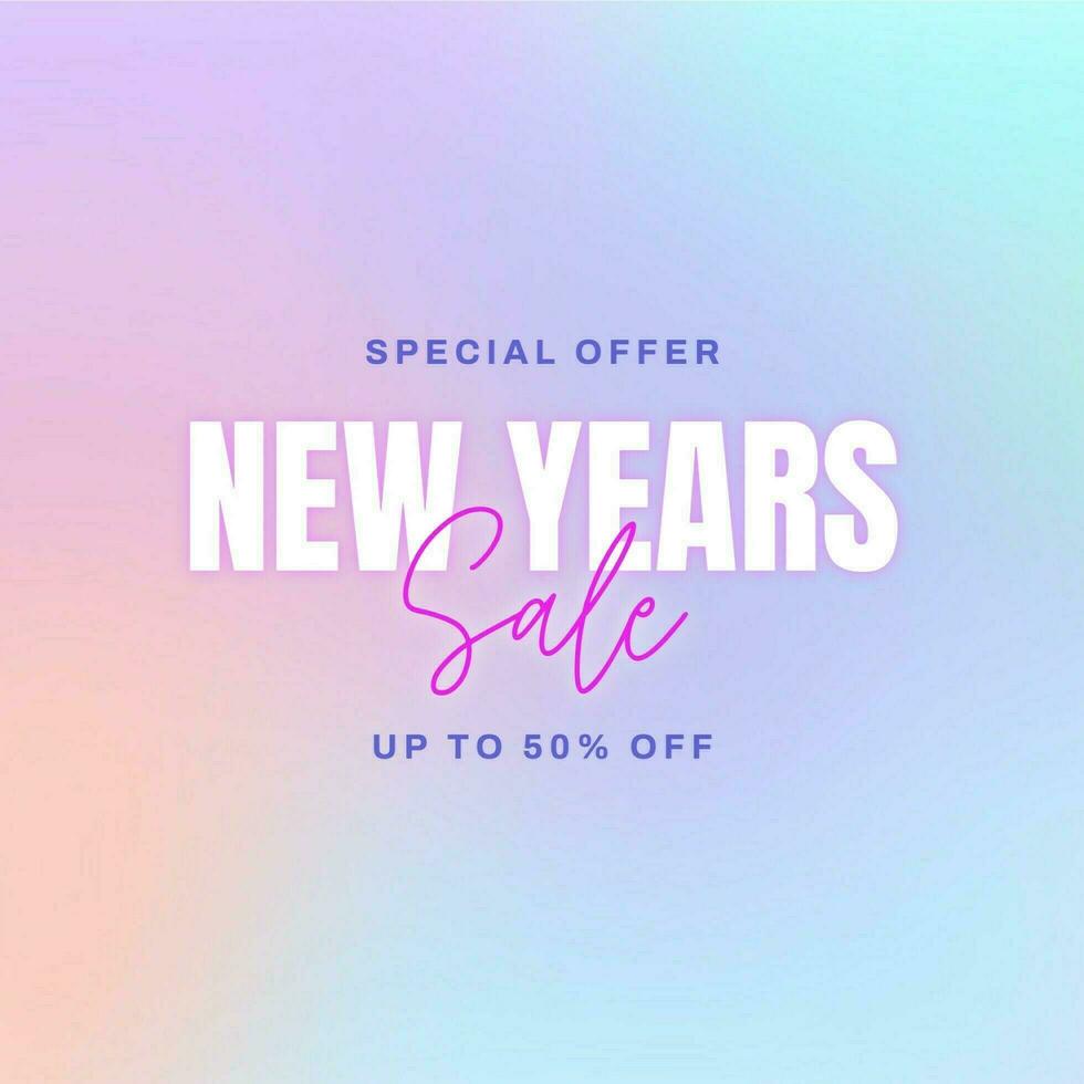 New Years Sale template