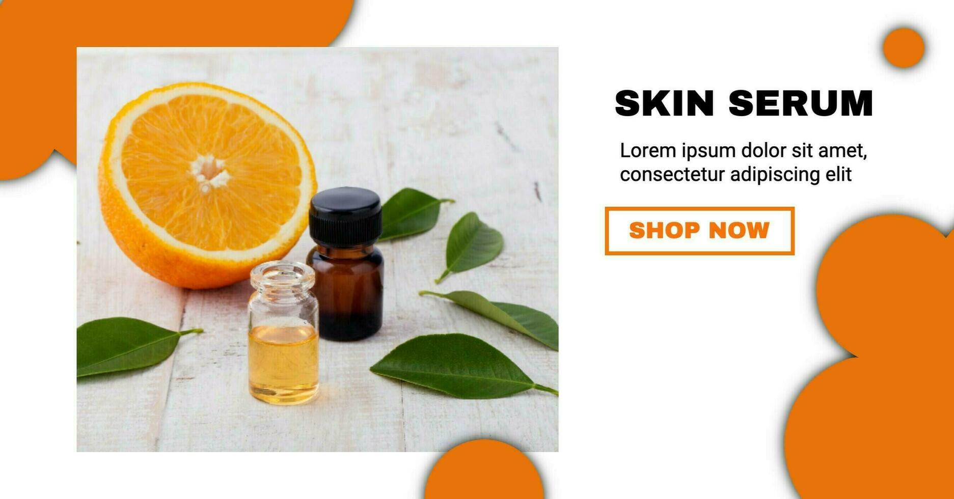 Skin Serum Promo template