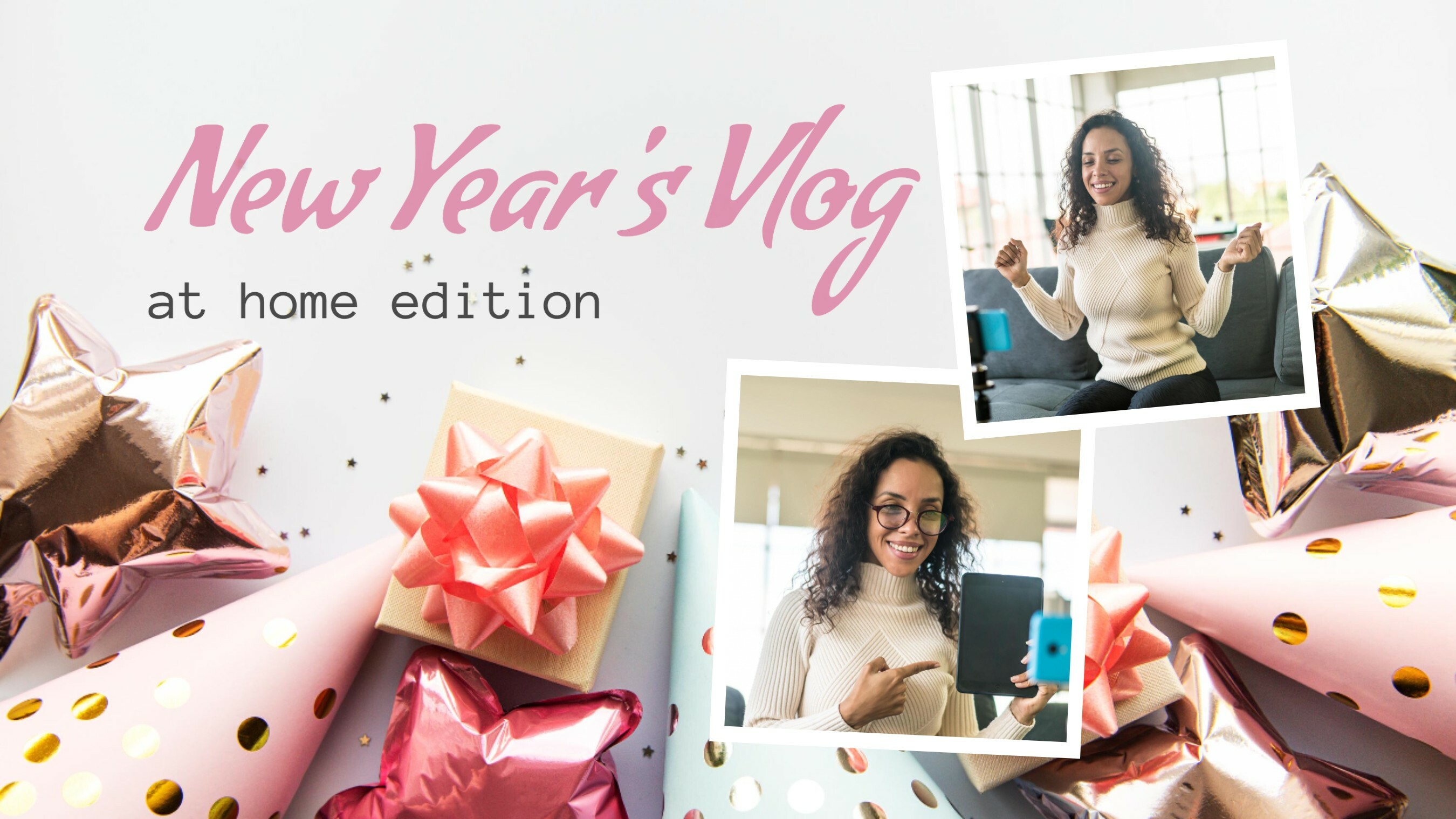 New Year's Vlog template