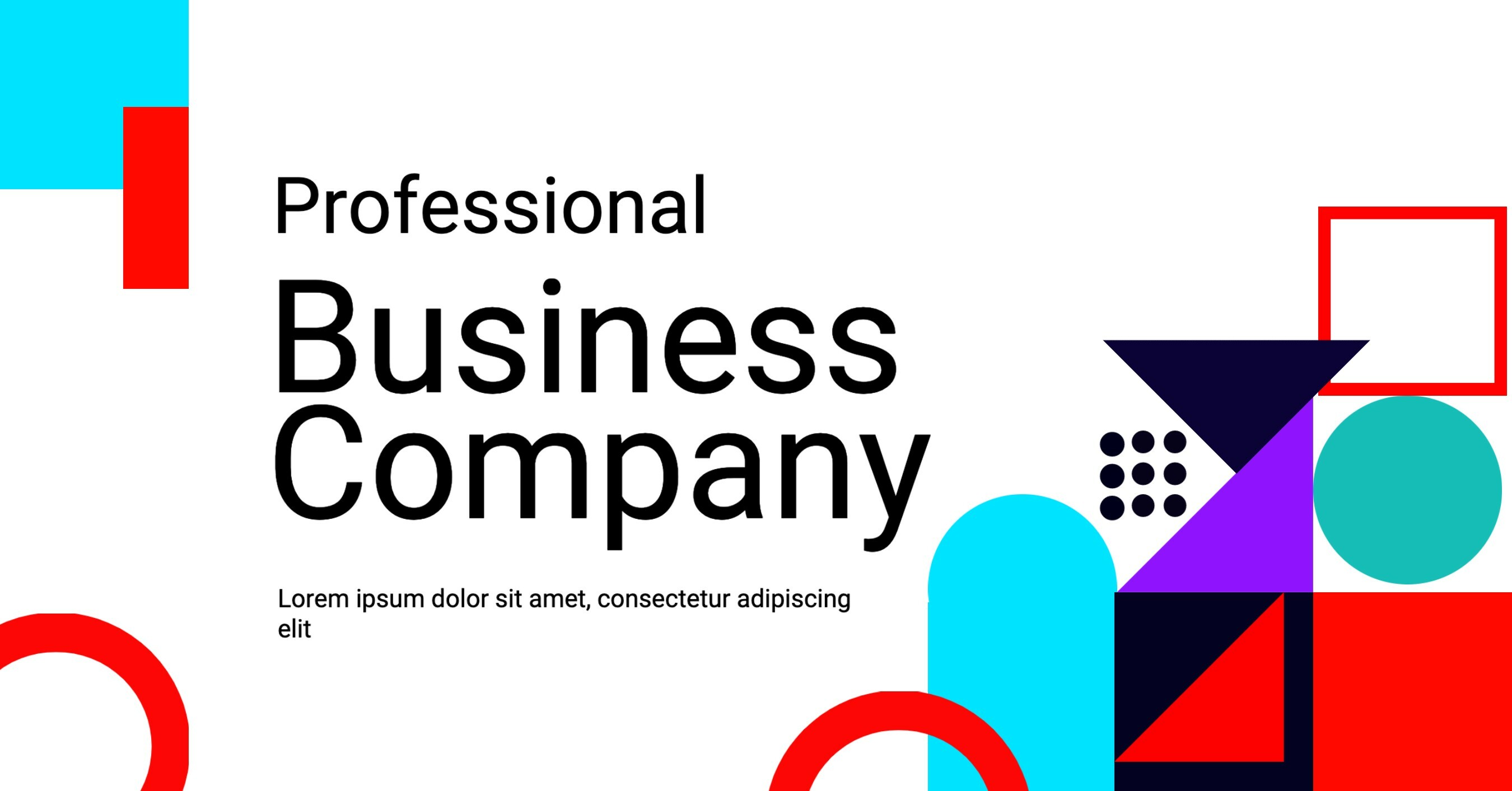 Business Company Promo template