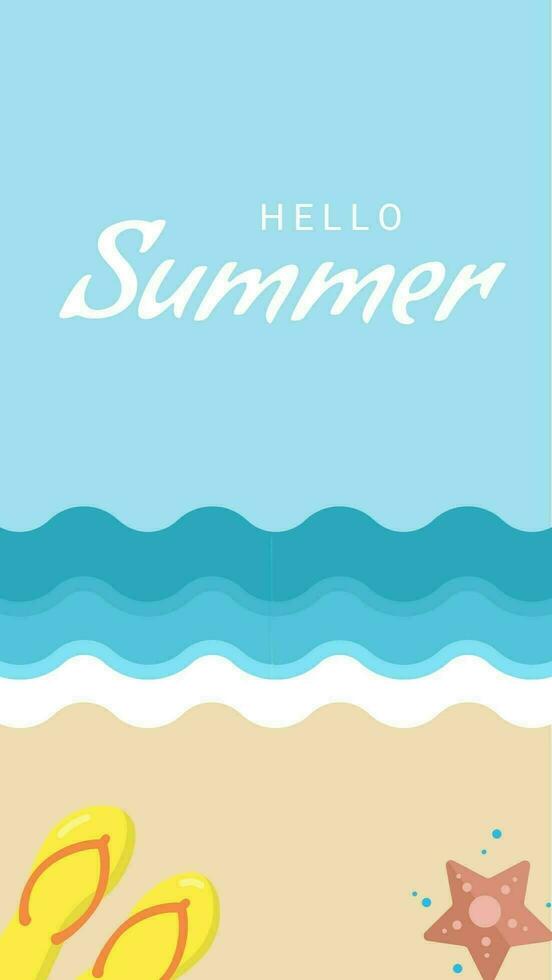 Hello summer promo template