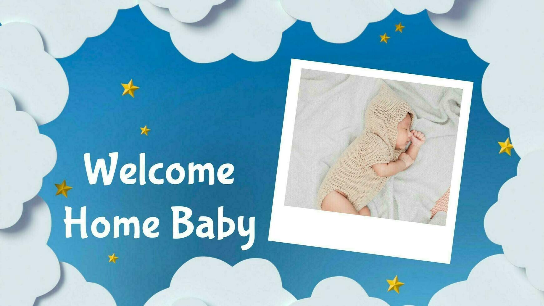 Newborn Vlog template