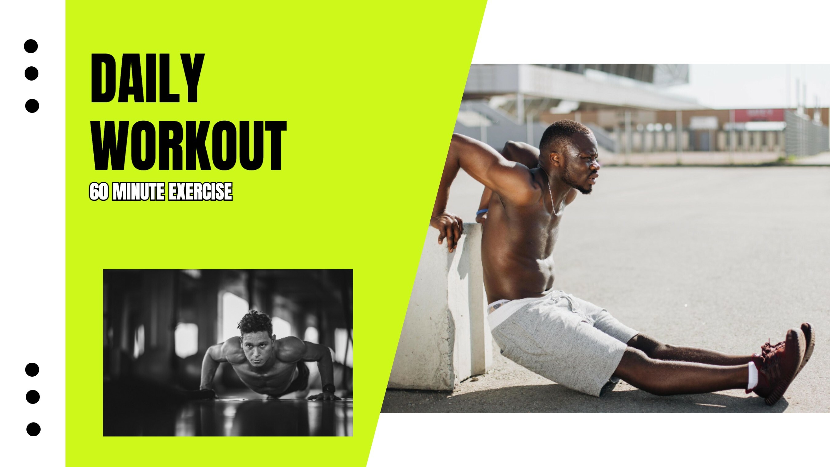 Daily Workout Promo template
