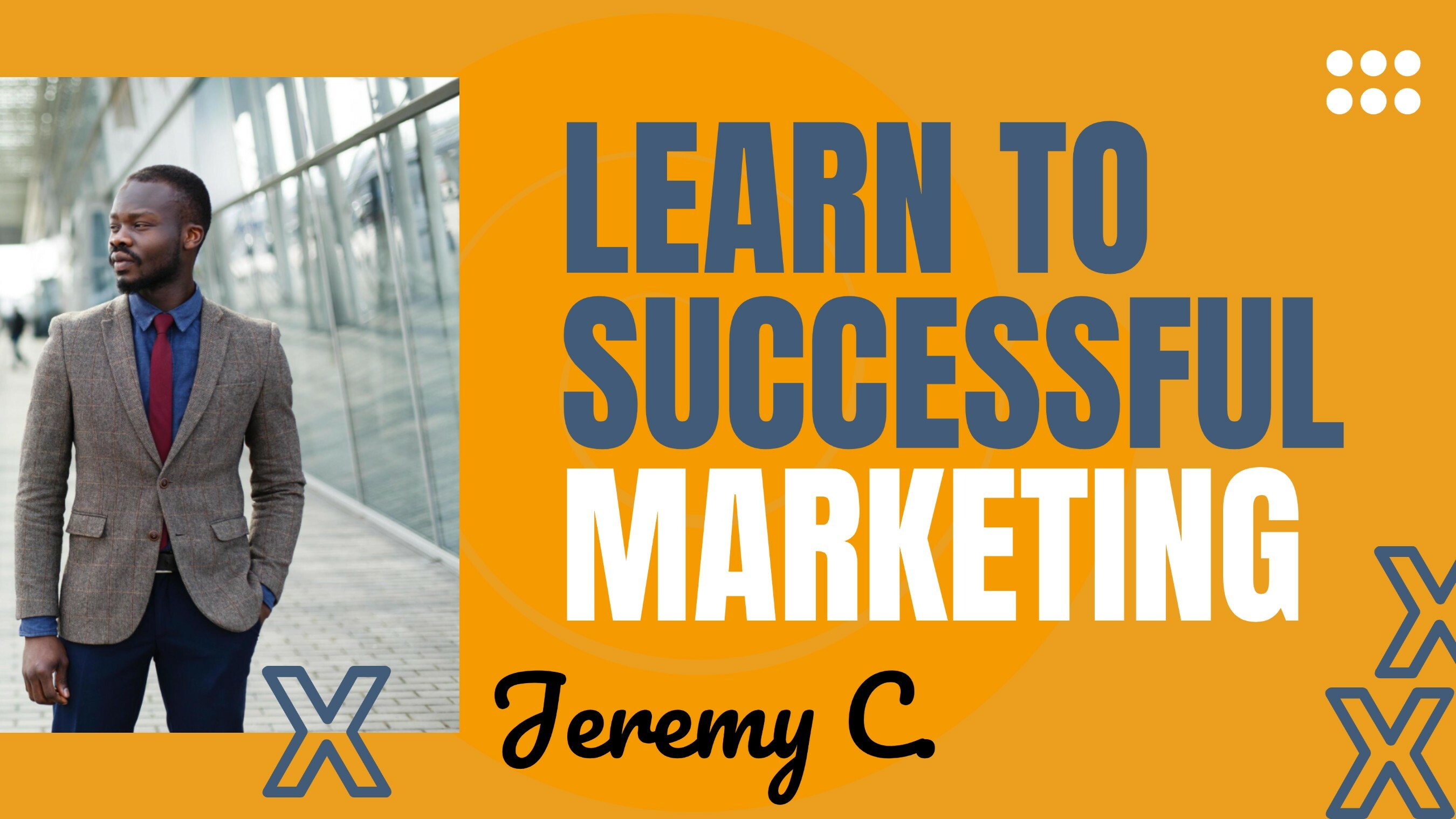 Learn Successful Marketing Ad template