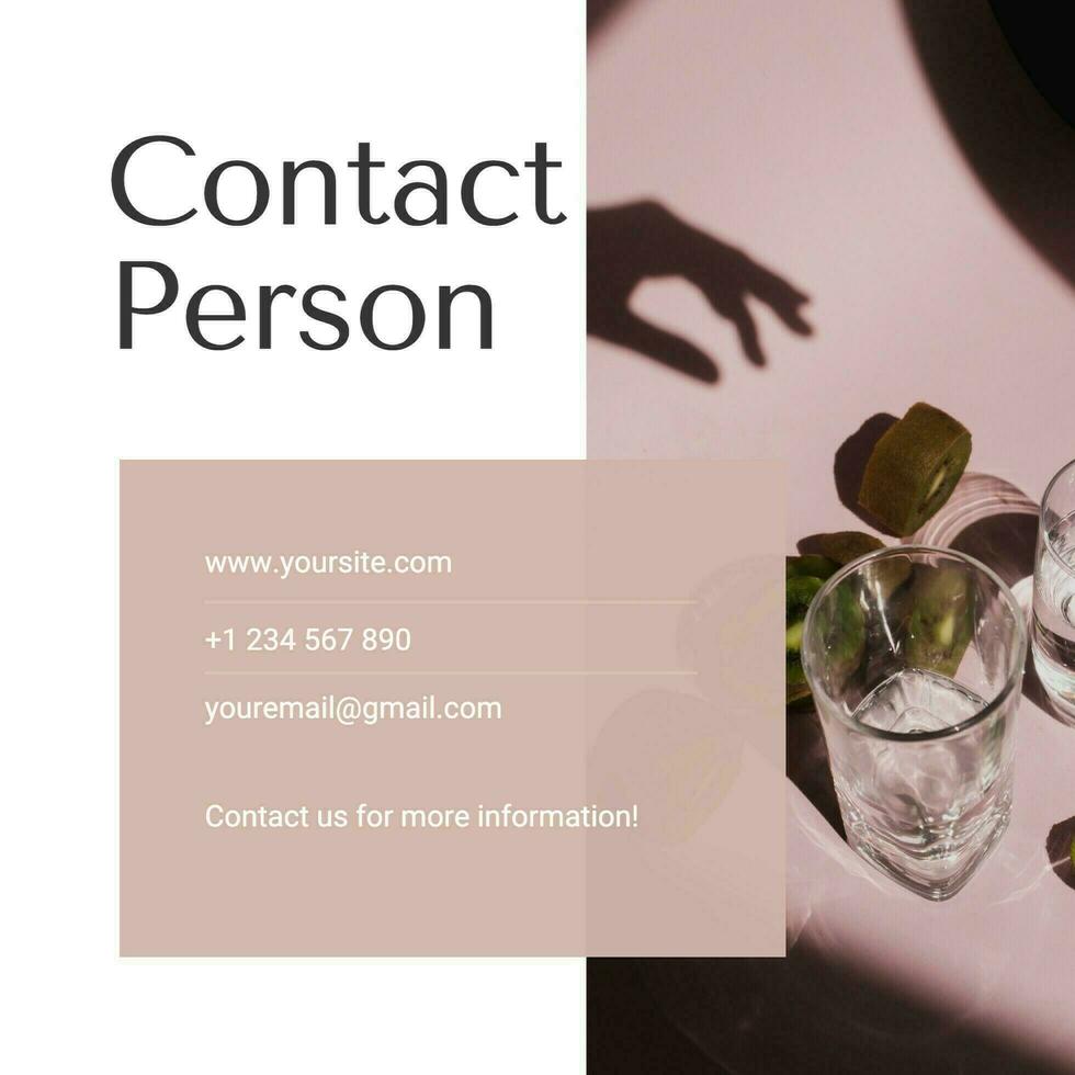 Contact Person template