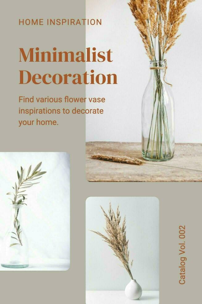 Neutral Minimalist Decoration Inspiration Pinterest template
