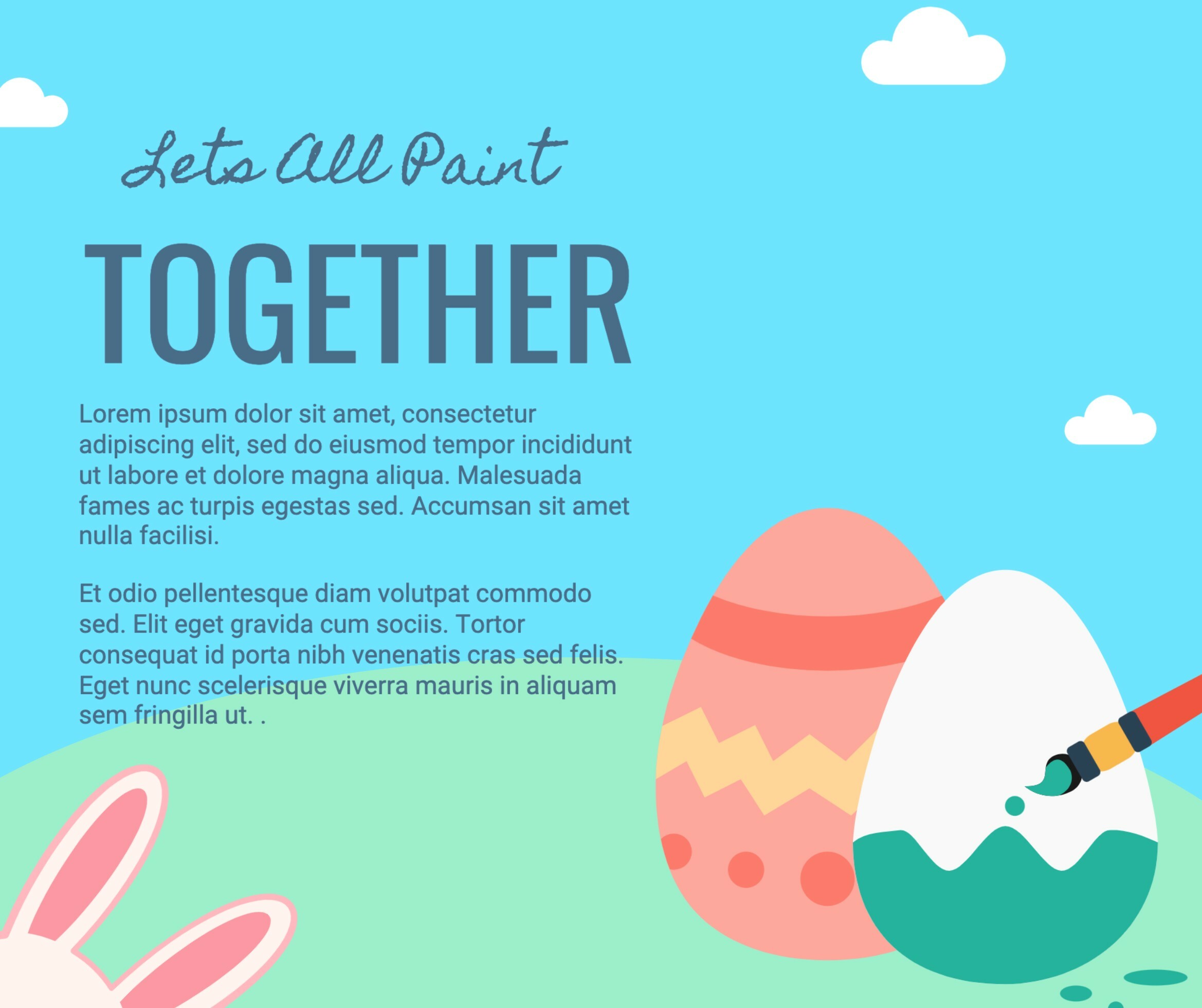 Easter Promo template