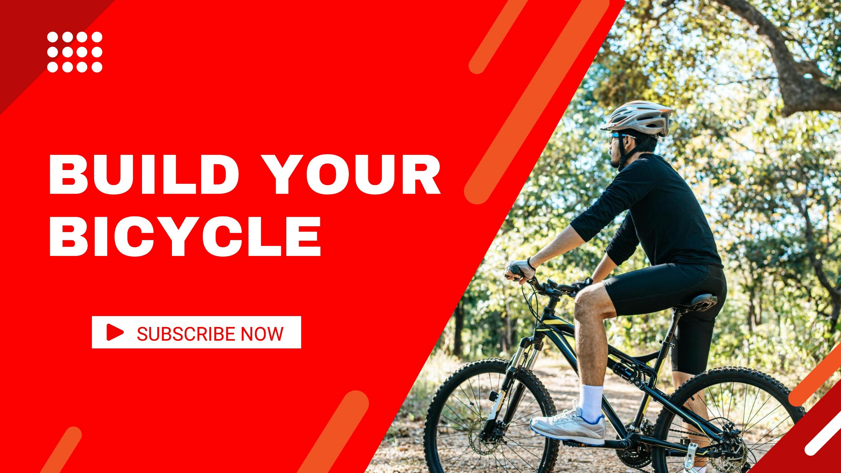 Bicycle shop promo template