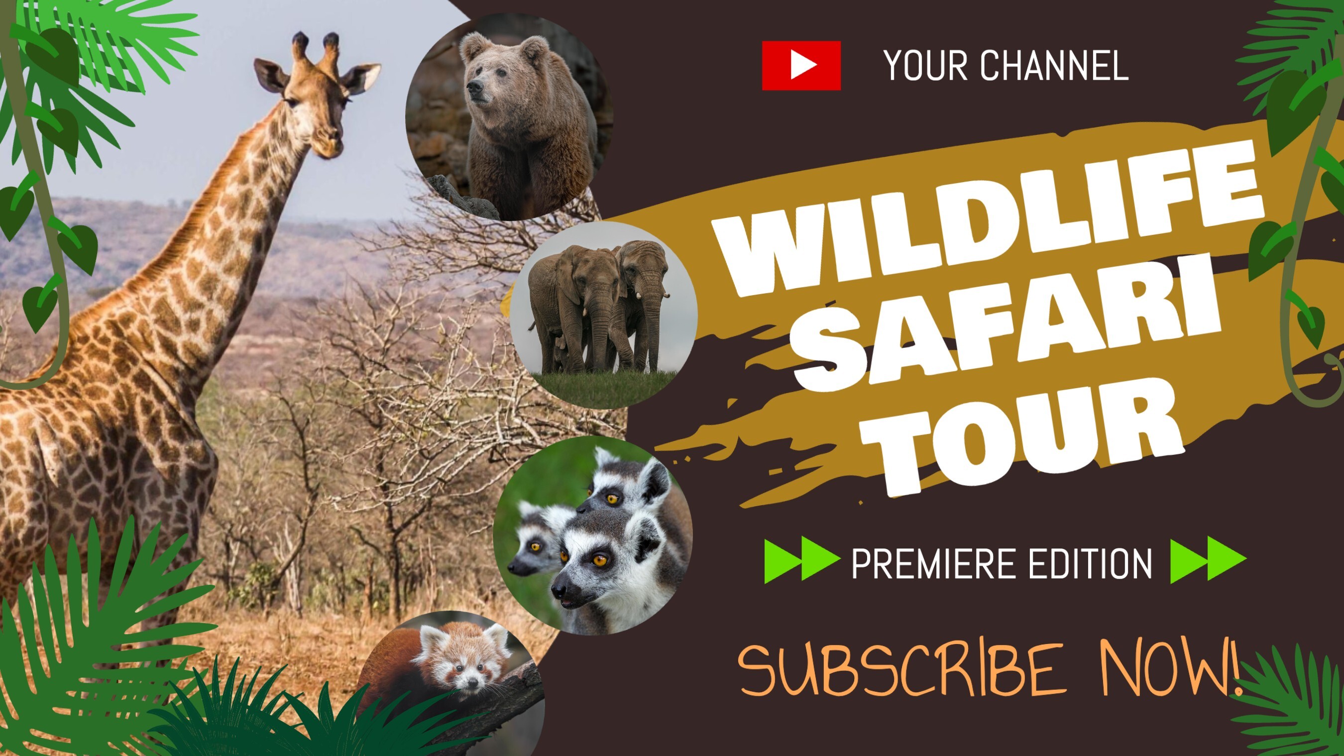 Wildlife Safari template