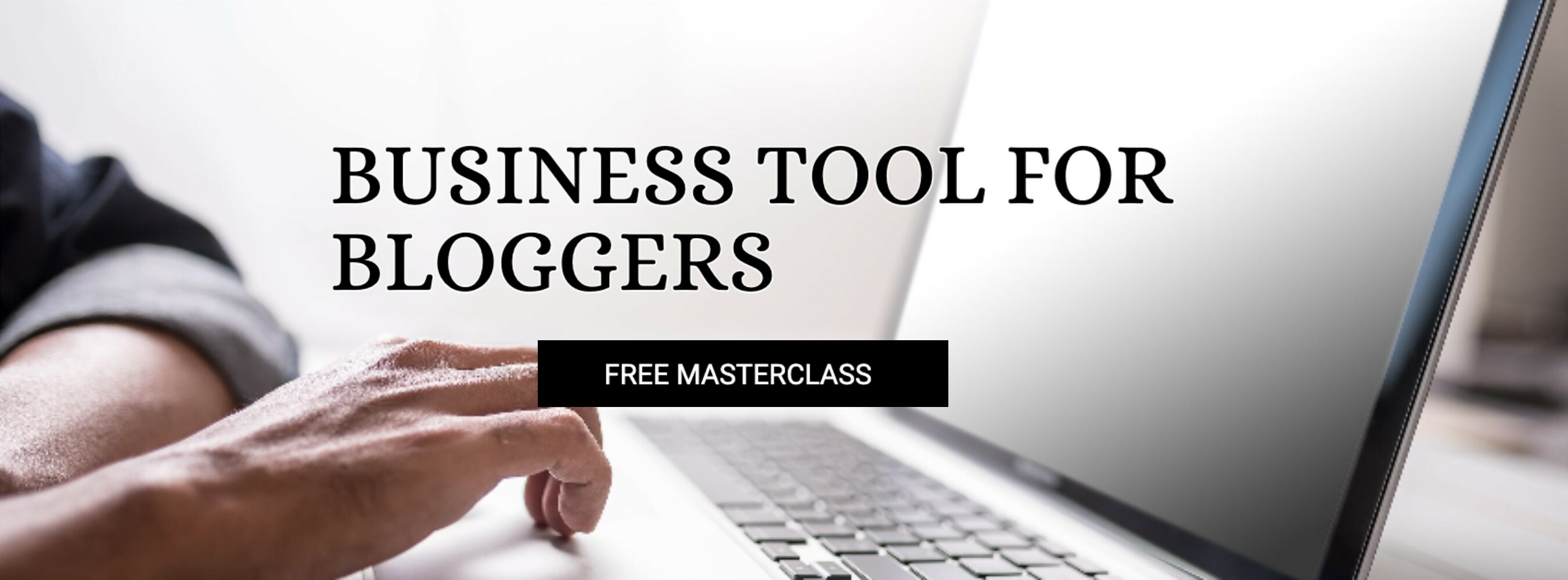 Business masterclass for bloggers template