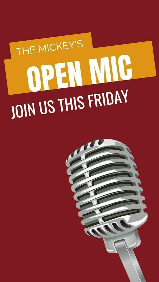 Open Mic Template