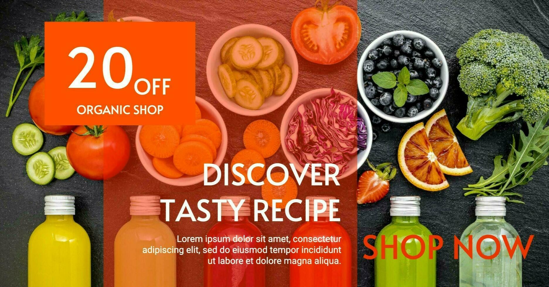 Organic produce shop template
