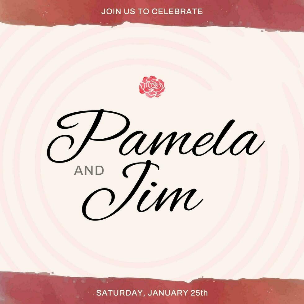 Watercolor Engagement Announcement 20011967 Template Watercolor Engagement Announcement 20011967 Template