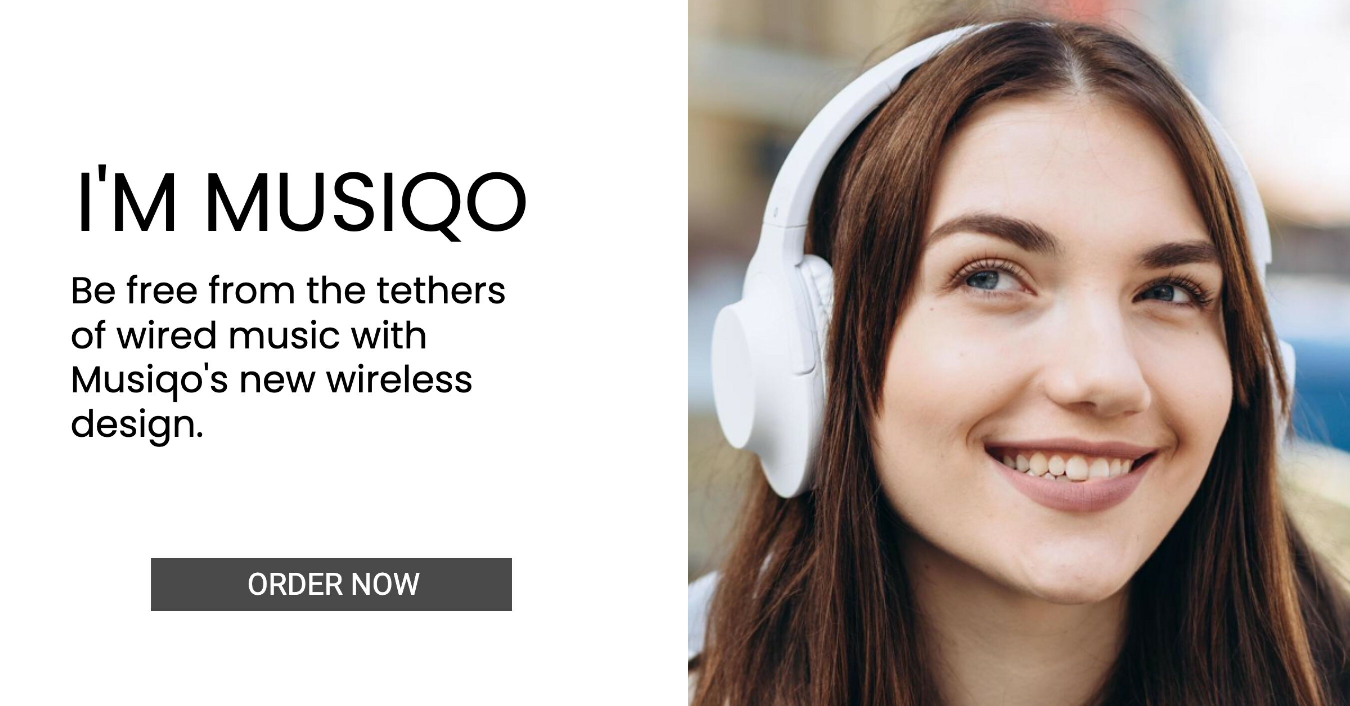 Wireless headphones promo 20011976 template