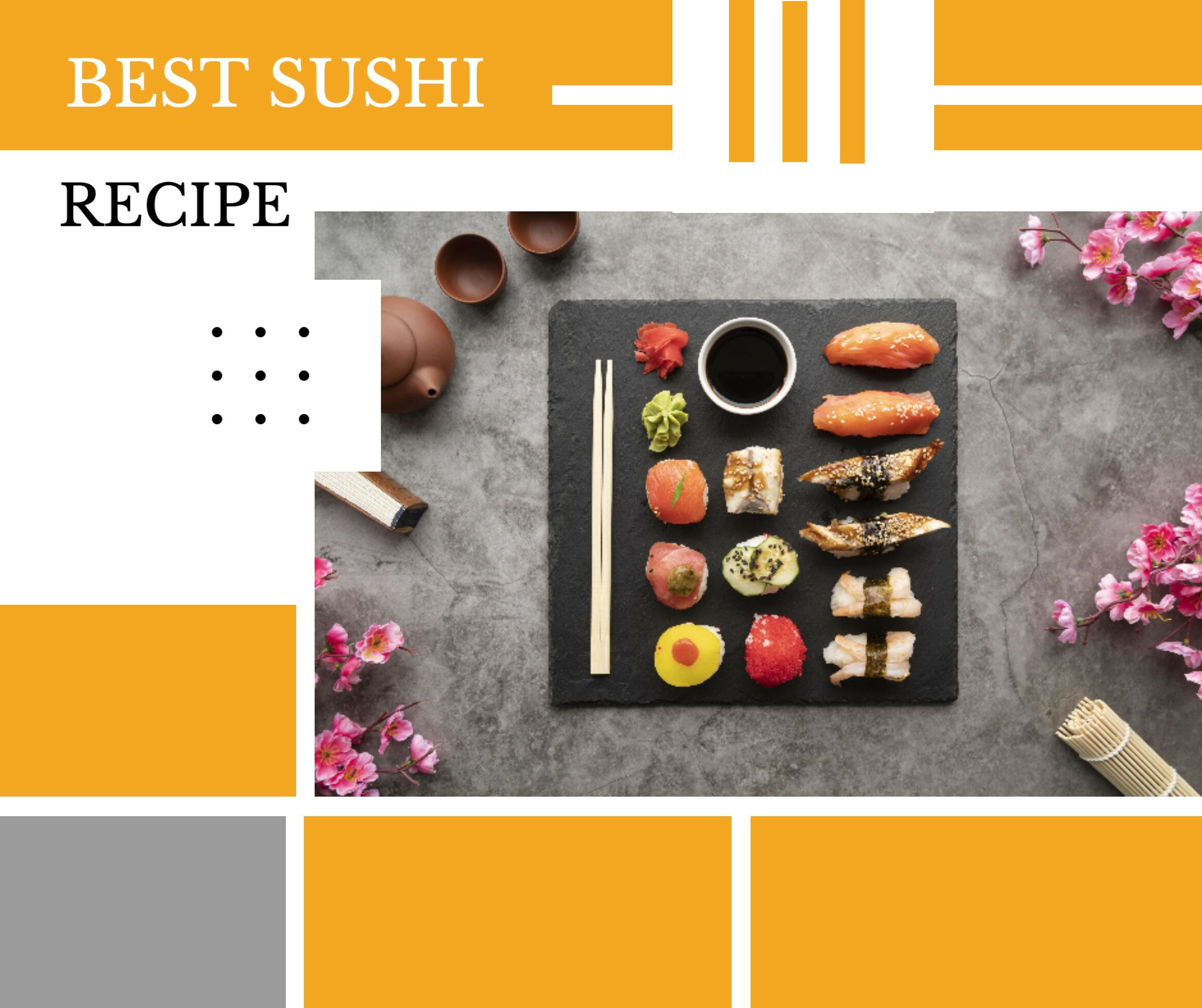Sushi Promo template
