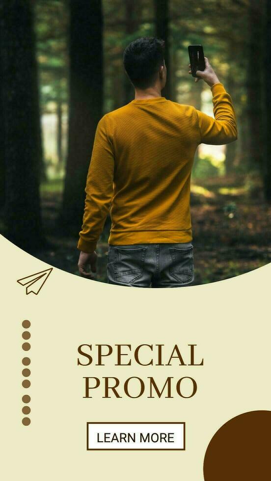 Clothing special promo template