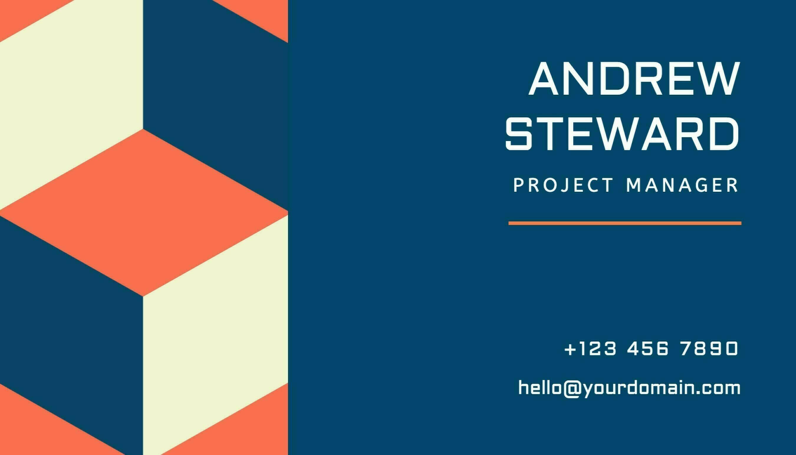 Blue Modern Company CEO Business Card 20012138 Template blue-modern-company-ceo-business-card-20012138-template