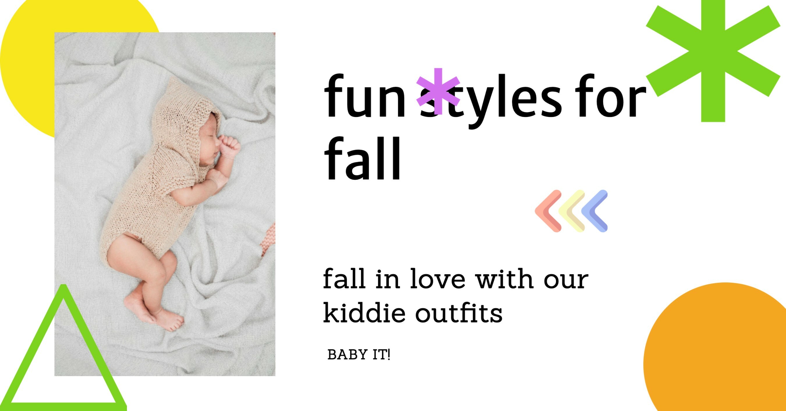 Baby Fashion Promo template