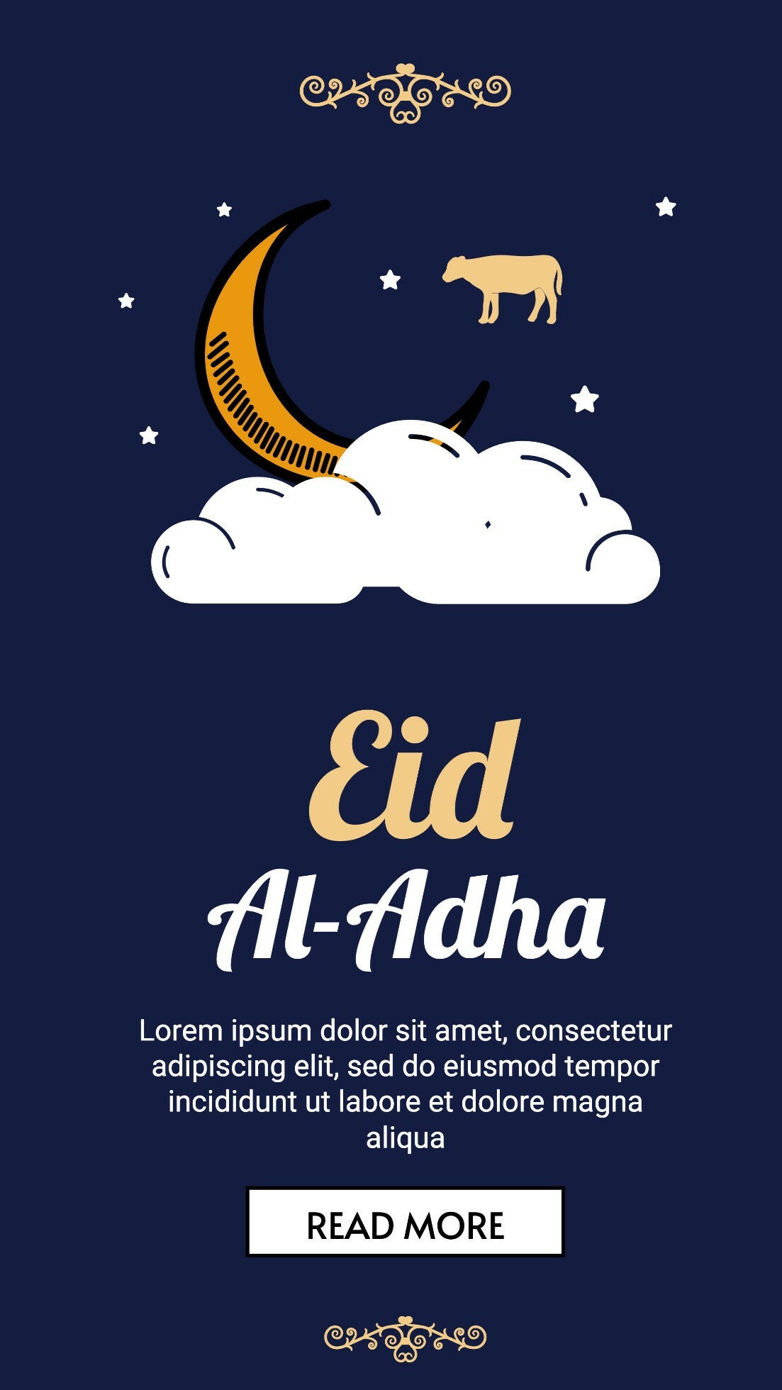 Eid Mubarak Celebration template