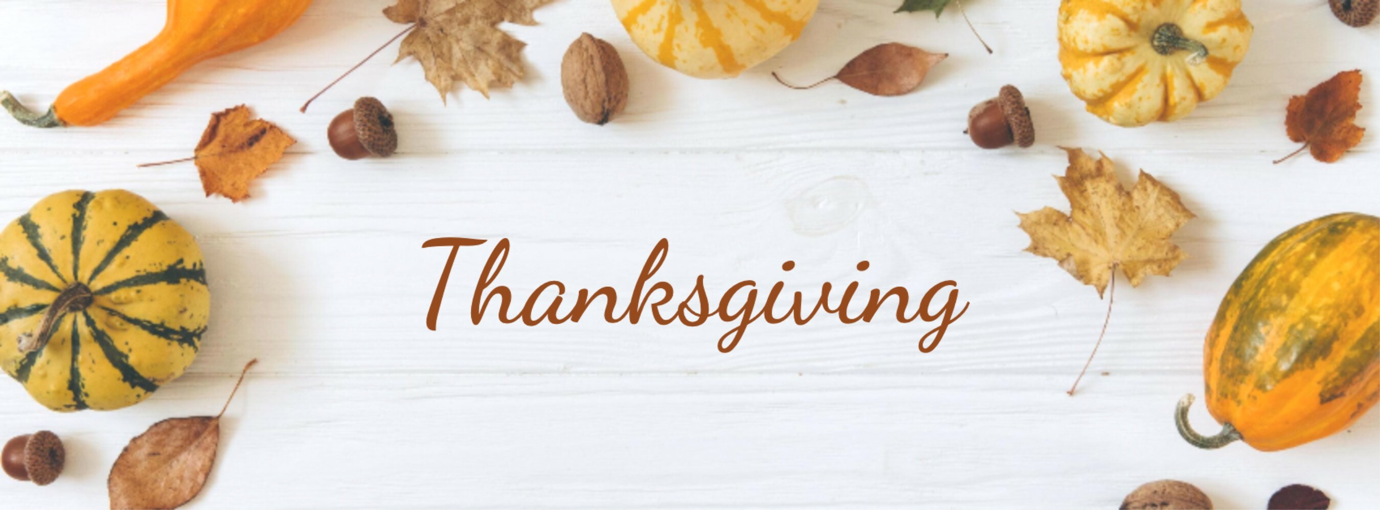 Brown Aesthetic Happy Thanksgiving Facebook Cover template