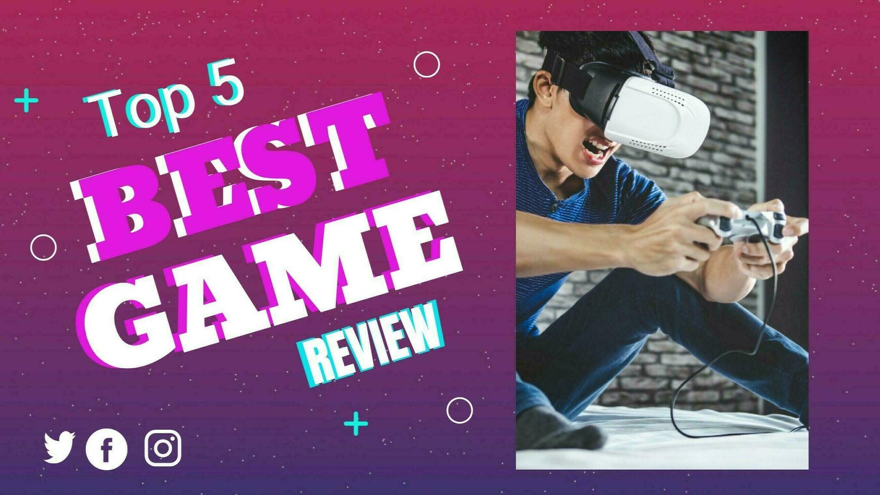 Game Review Promo template