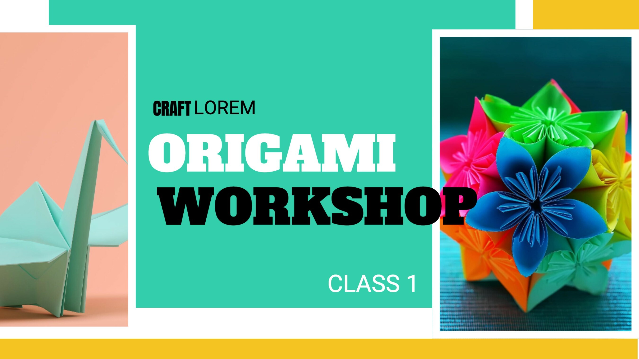 Origami Workshop template