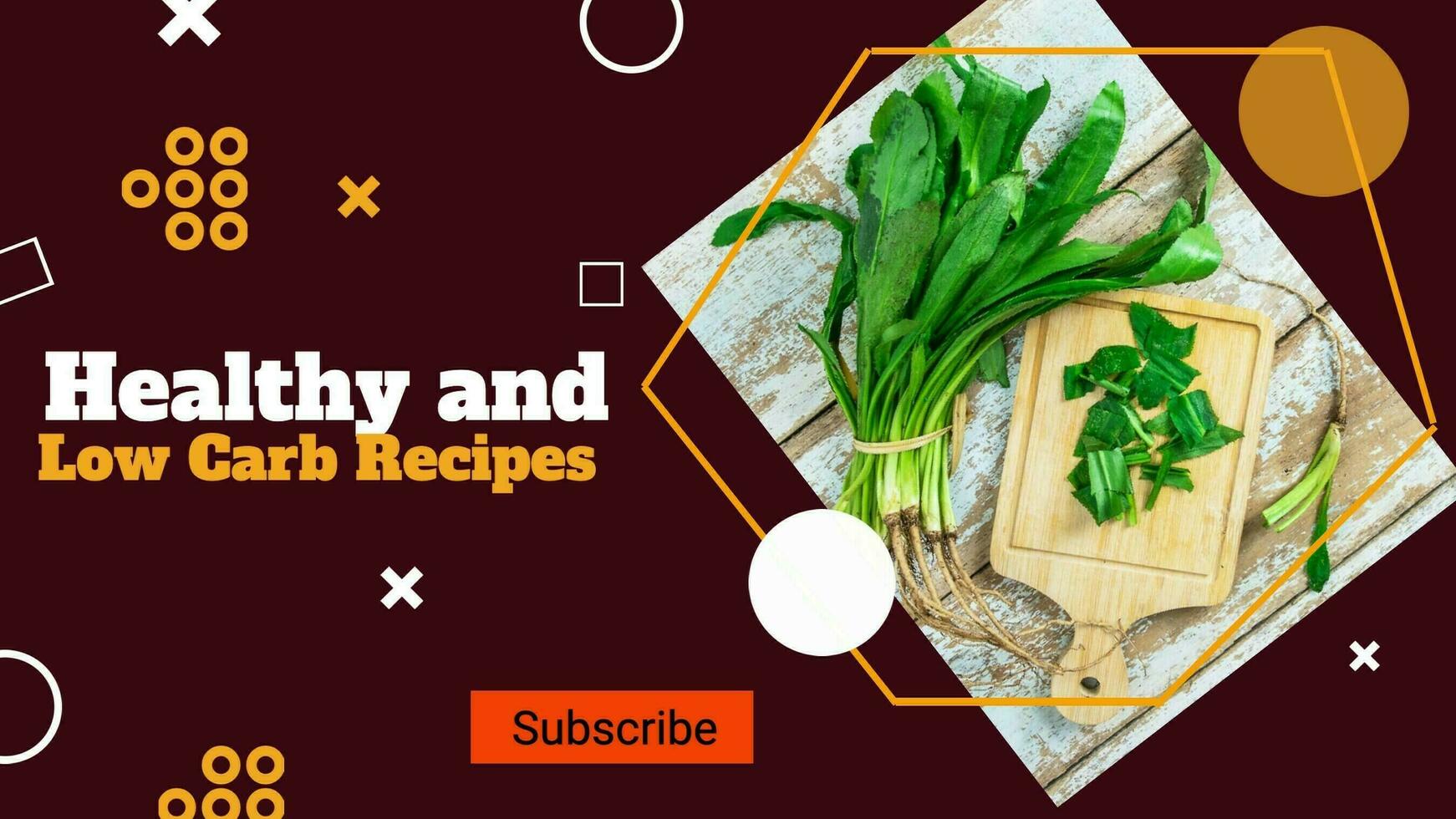 Healthy Recipe Promo template