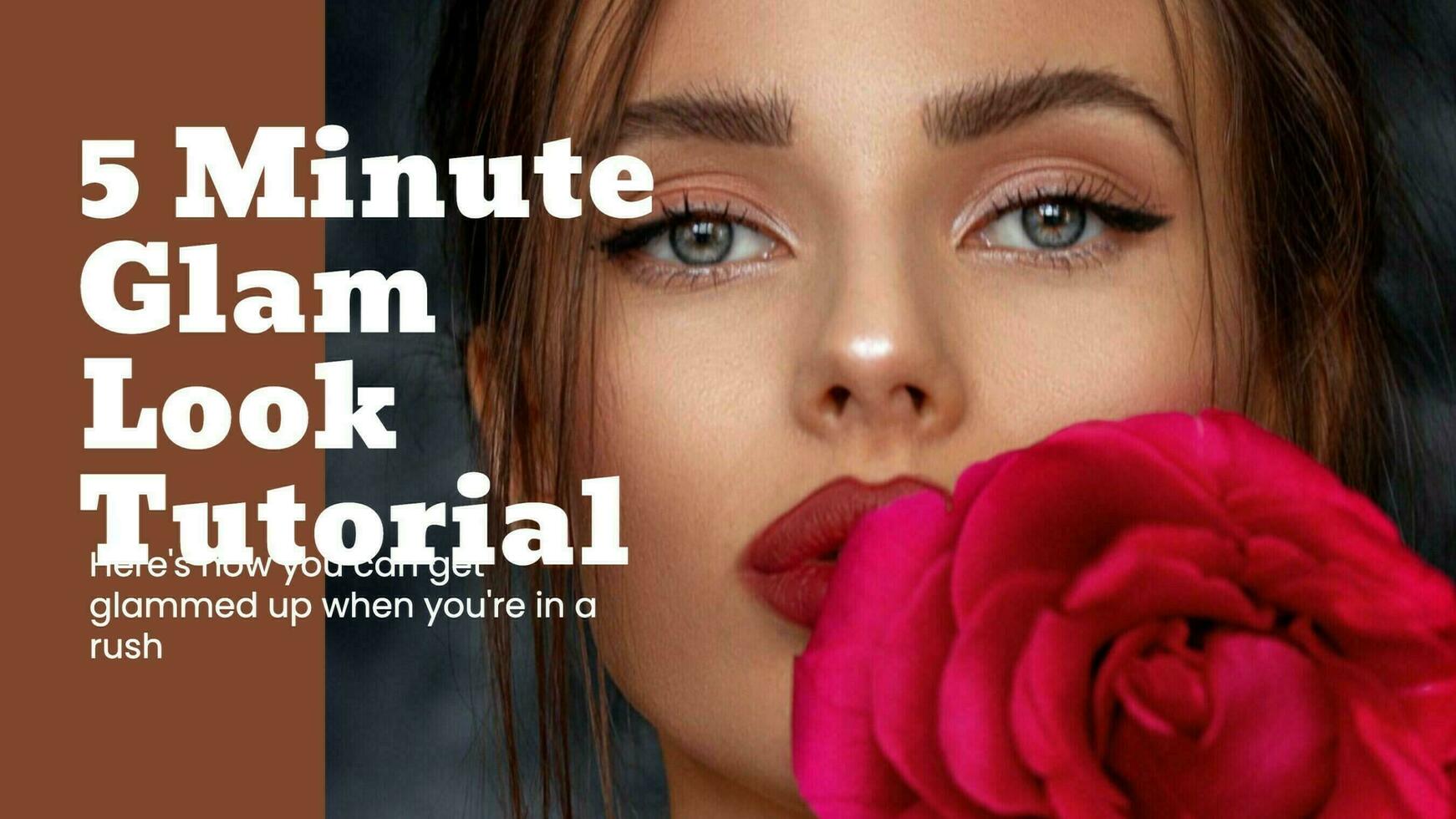 Makeup Tutorial Promo template