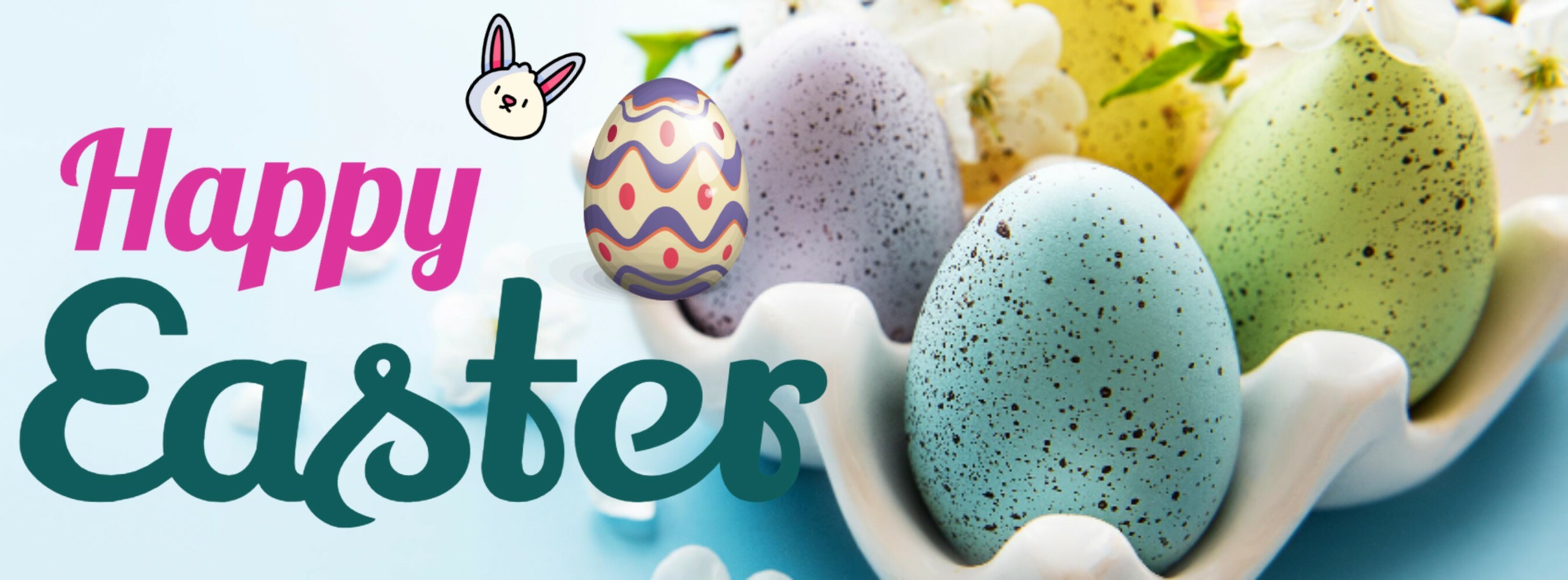 Happy Easter Banner template