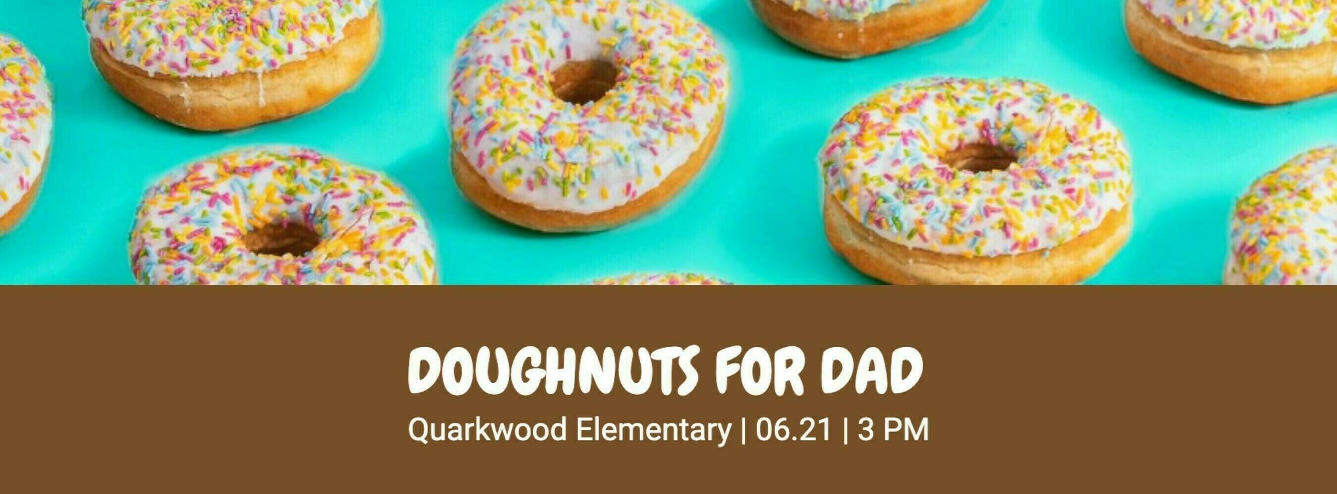 Doughnuts for Dad Promo template