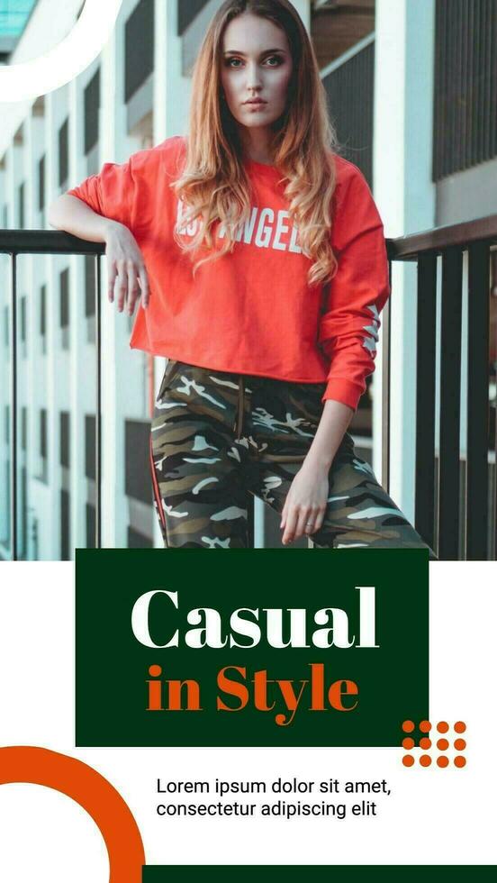 Casual Style Ad template