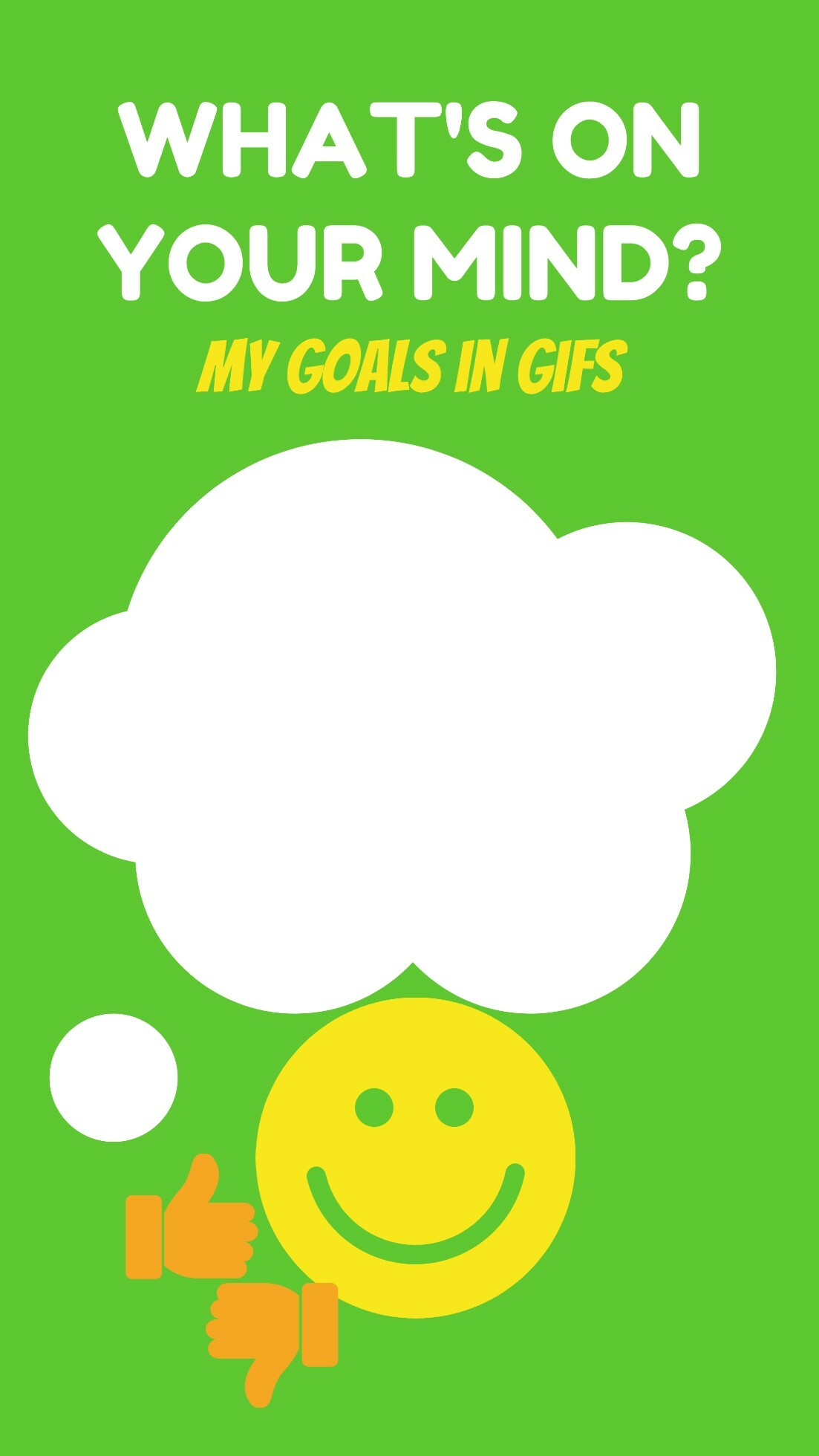 GIF emoji goals template