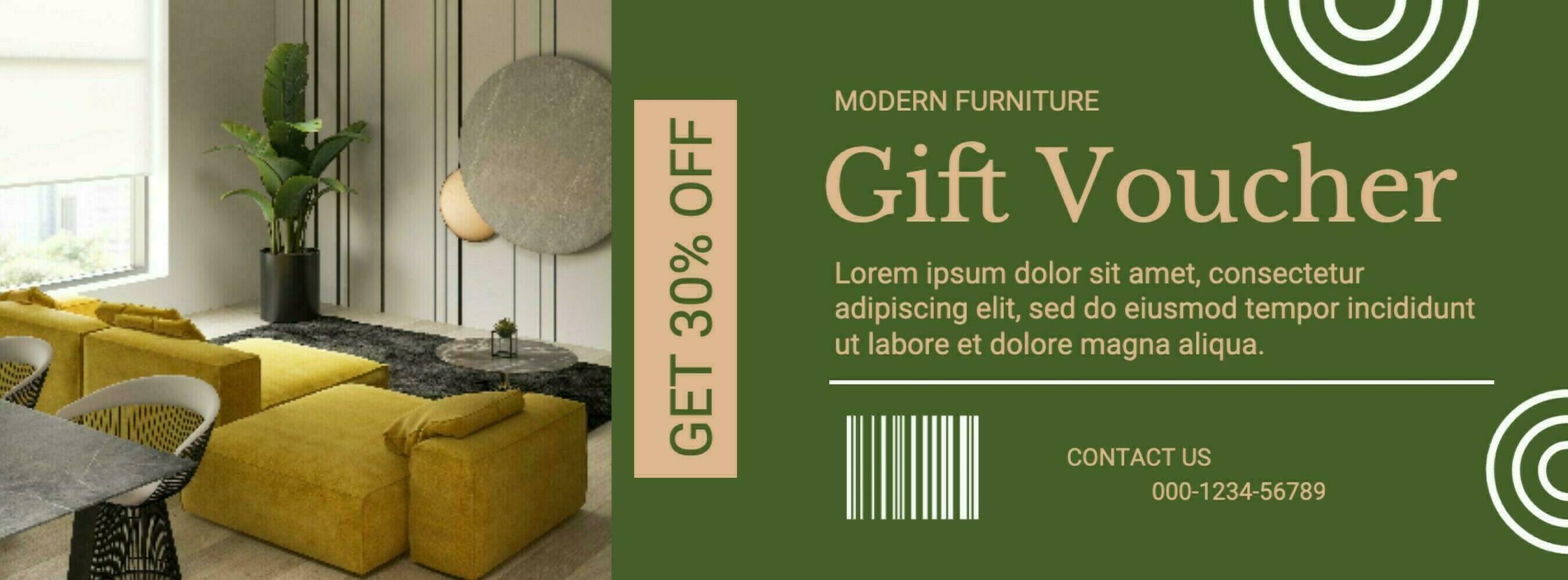 Furniture Gift Voucher 20012456 Template