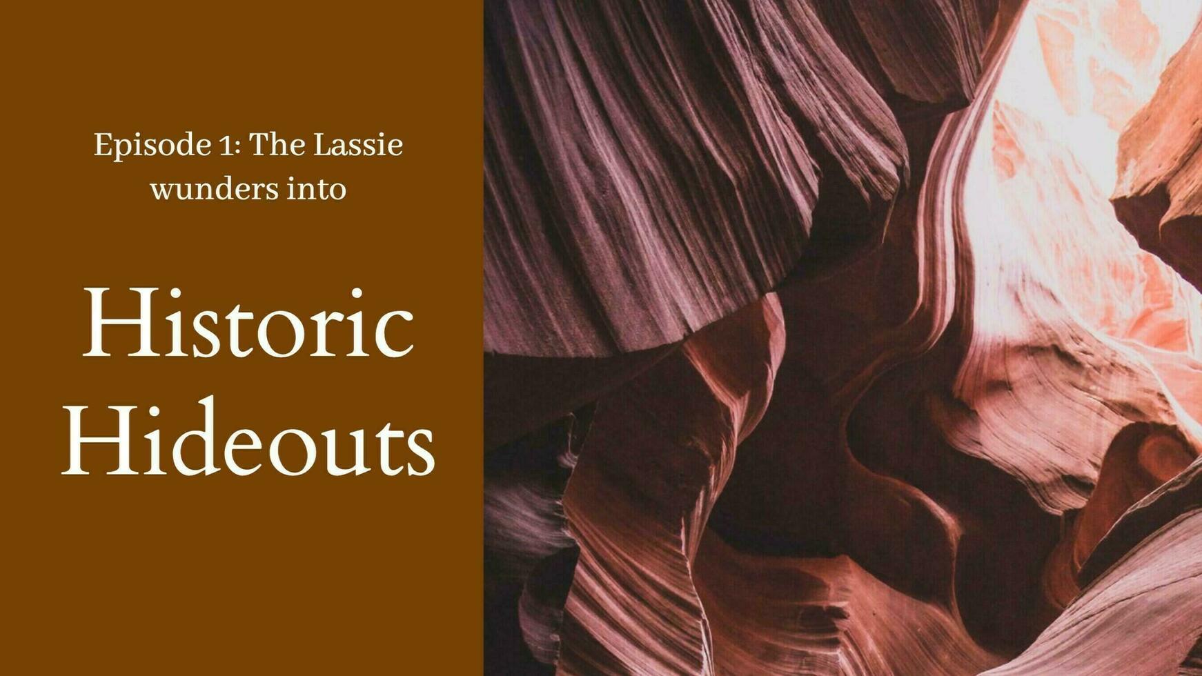Historic hideouts vlog template