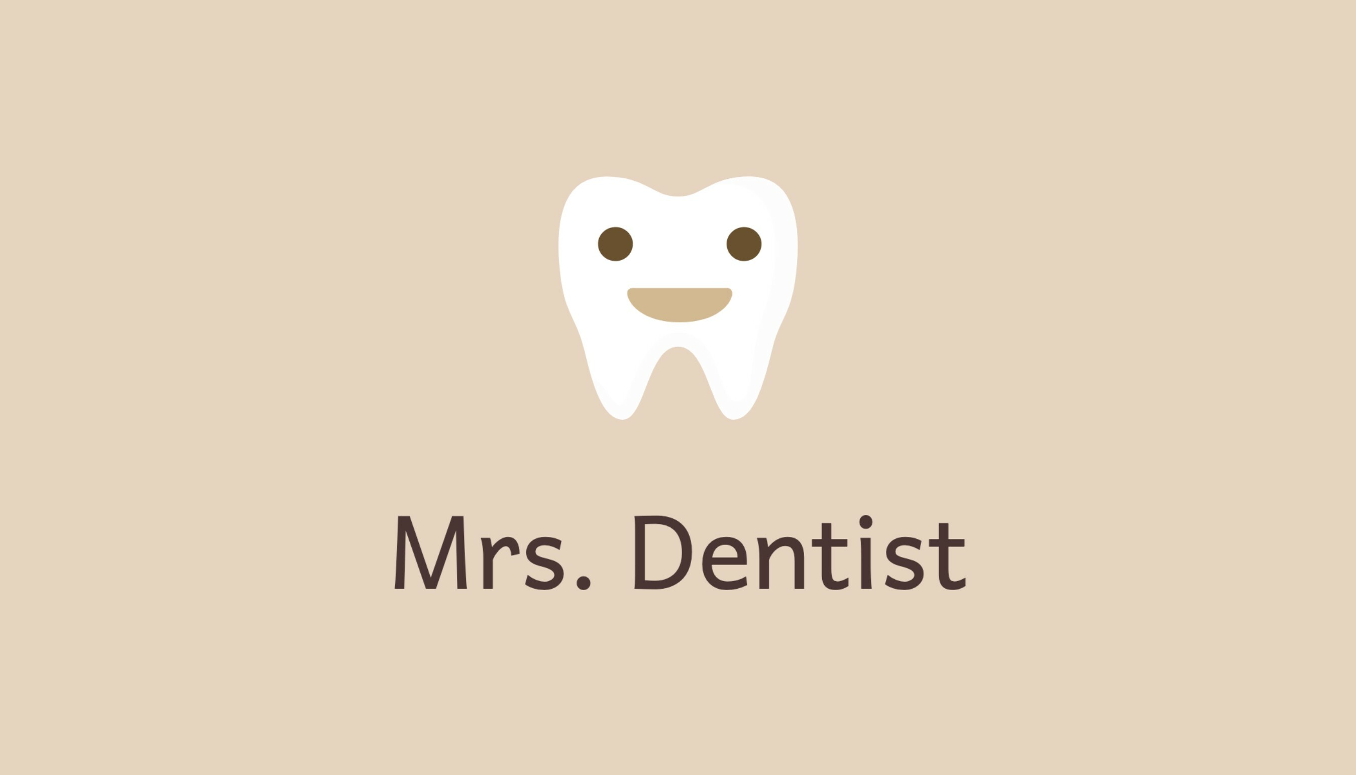 Earth Tone Minimal Dentist template