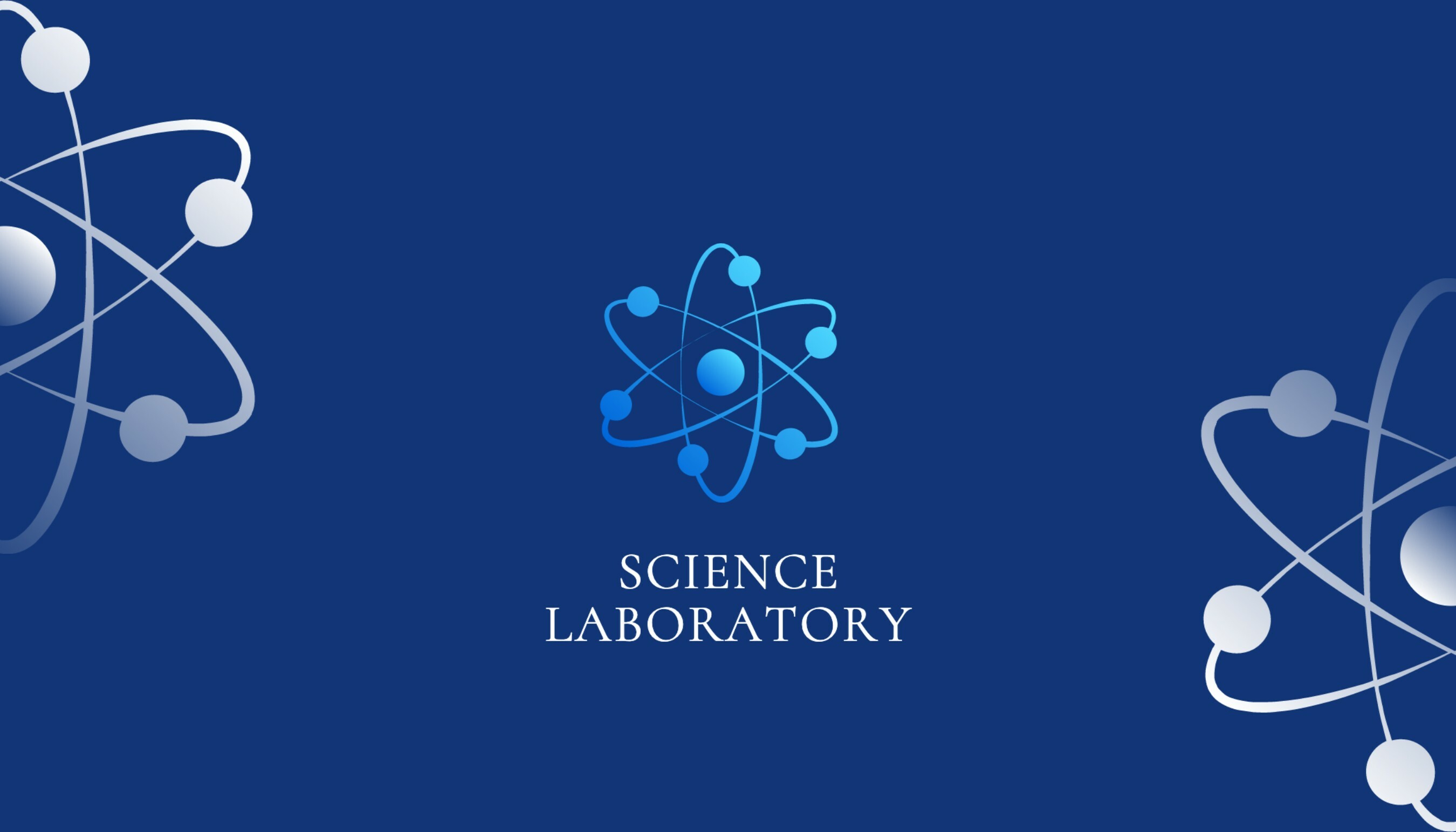 Blue Modern Head of Laboratory Business Card template