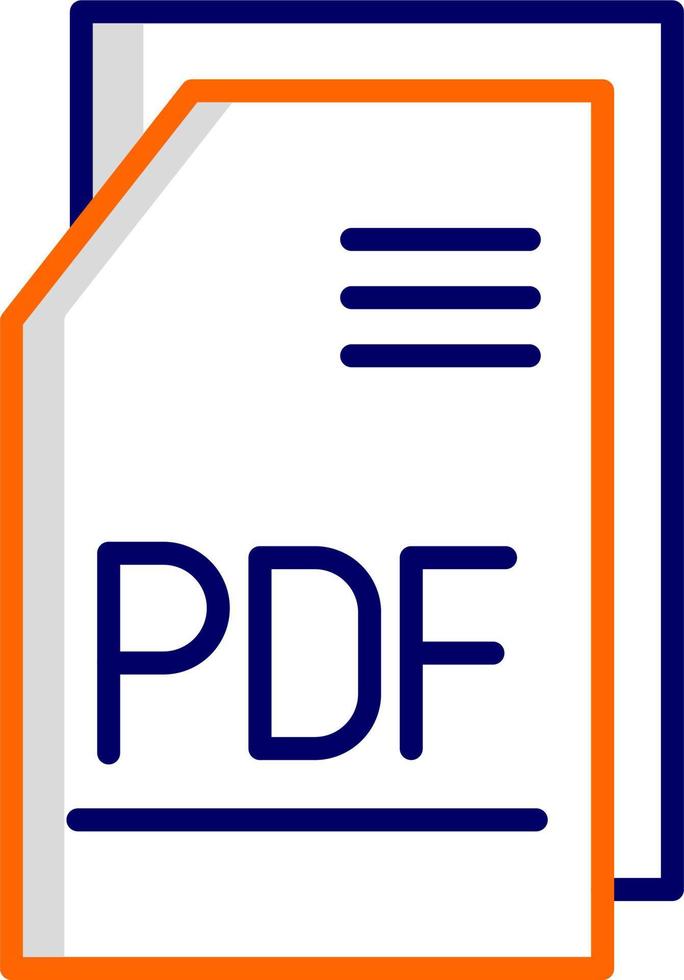 Pdf File Vector Icon