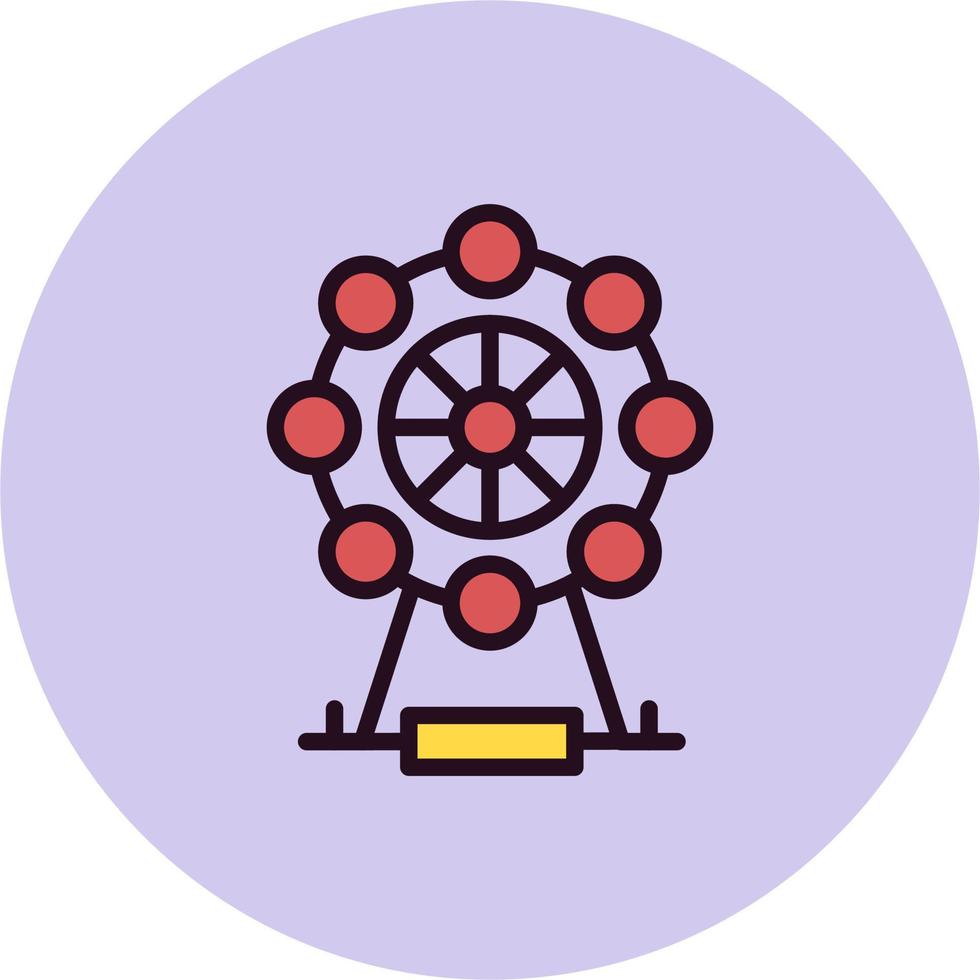 Ferris Wheel Vector Icon