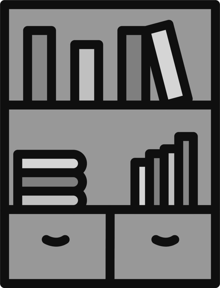 Bookshelf Vector Icon